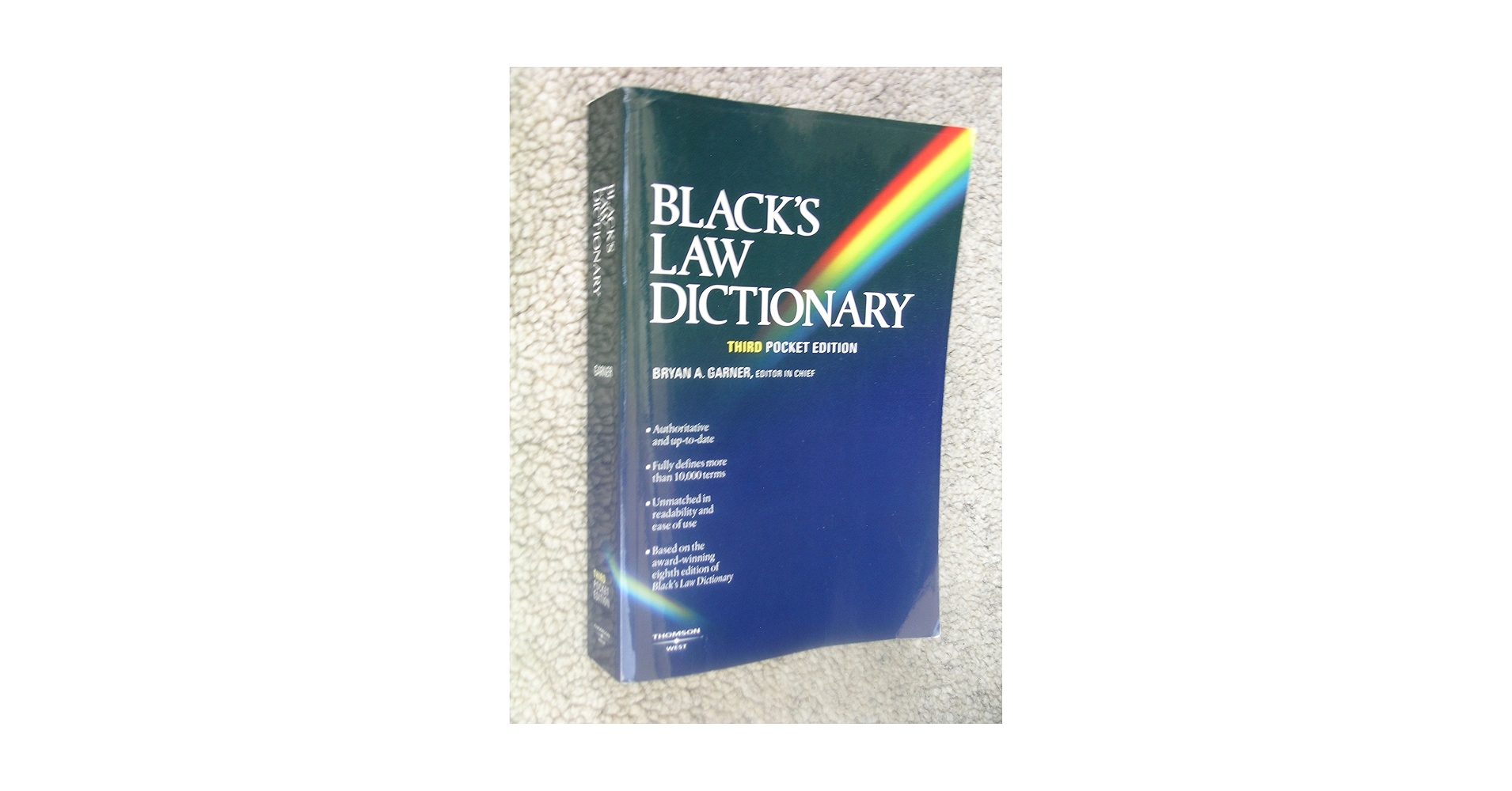 BLACK'S LAW DICTIONARY（ハードカバー） Black's Law Dictionary: Deluxe Thumb-Index (Legal Dictionary